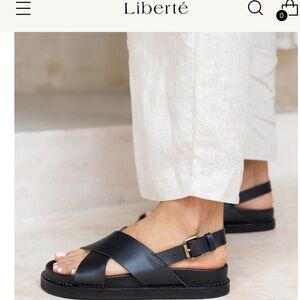 Liberte leather sandals